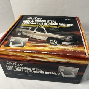 BULLY AS-200 Cast Aluminum Truck SUV Side Steps Nerf Bars Running Board Pair